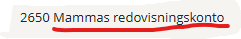 Hur kan momskonto vara mammas?