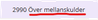 vad är över mellanskulder?