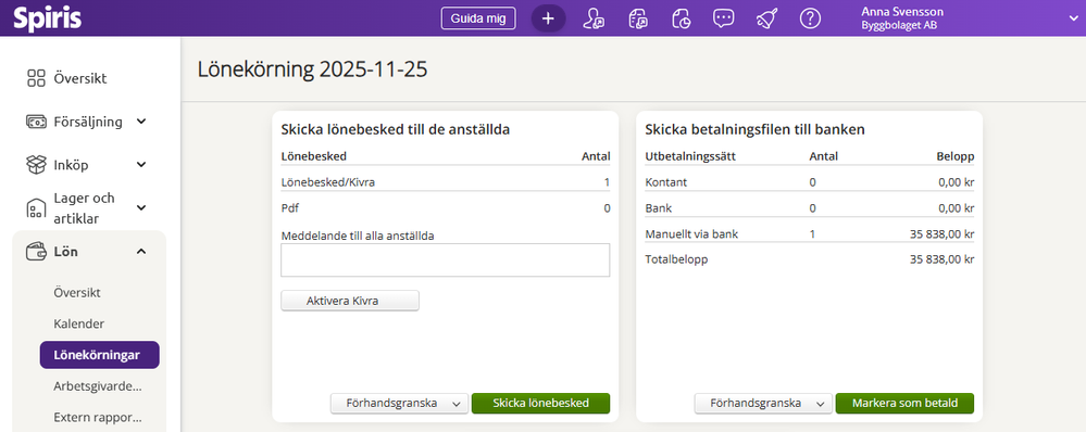 Aktivera Kivra i Lön