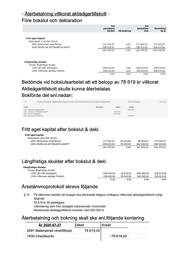 2020-07-20 Visma Support Fråga Bokning återbetalning del av Aktieägartillskott.png 2020-07-20 Visma Support Fråga Bokning återbetalning del av Aktieägartillskott.png