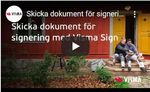 Skicka dokument för signering med Visma Sign