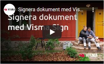 Signera dokument med Visma Sign