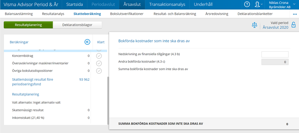 Resultatplanering