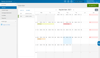 Kalender med enkla snabbval