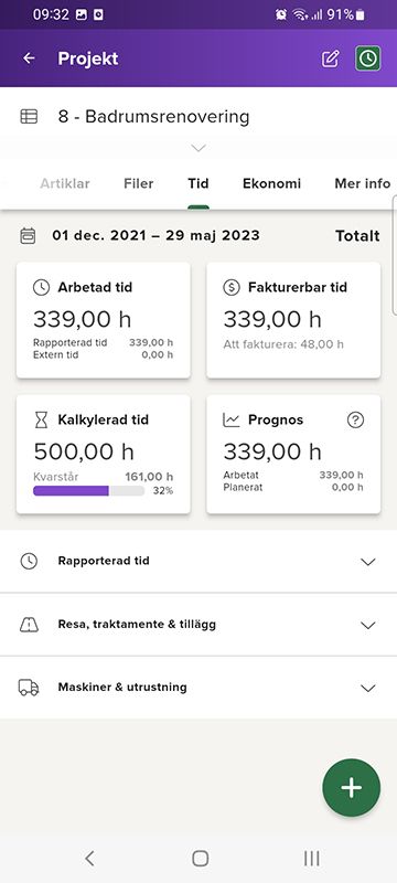 Appen Visma Tid Smart/Pro